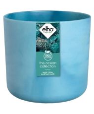 Vaso da fiori rotondo The Ocean Collection - Blu Ø 22 x 20 cm