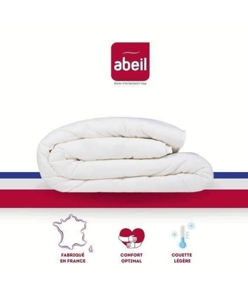 ABEIL Leichte Bettdecke 140 x 200 cm weiß