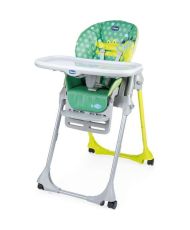 CHICCO verstellbarer Hochstuhl – Polly Easy Crocodile – Breiter und bequemer Sitz