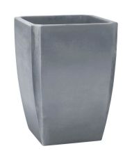 PALMEA Tall Vase Shrub Box 65 L - Double Wall - Integrated Water Reserve - 47 x 47 x 65 cm - Gray