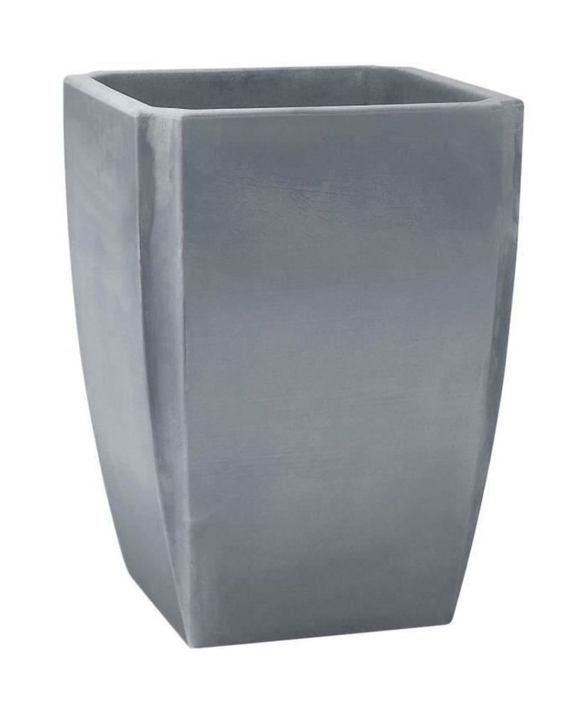 PALMEA Tall Vase Shrub Box 65 L - Double Wall - Integrated Water Reserve - 47 x 47 x 65 cm - Gray PALMEA Tall Vase Shrub Box 65 L - Double Wall - Integrated Water Reserve - 47 x 47 x 65 cm - Gray