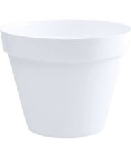 Runder Blumentopf Ø 60 x 47 cm – 76 L – Weiß