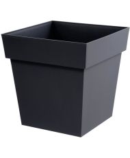 Pot de fleur carré - 39 x 39 x 39 cm - 38 L - Gris anthracite
