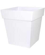 Quadratischer Topf - 50 cm - 87 L - Weiß