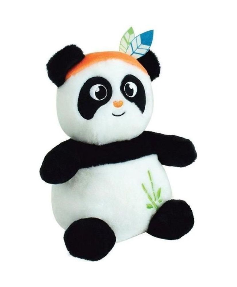 Peluche bouillotte INDIAN PANDA - JEMINI - 21 cm - Blanc et noir - Bébé Peluche bouillotte INDIAN PANDA - JEMINI - 21 cm - Blanc et noir - Bébé