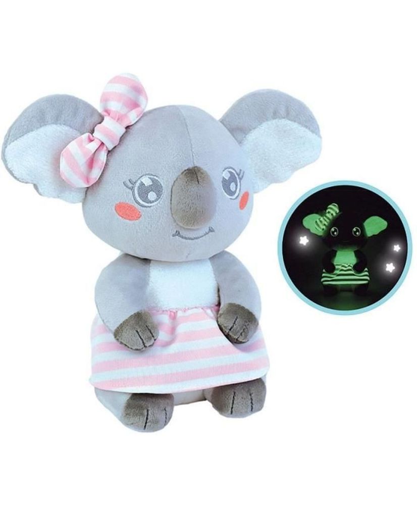 Luminous plush toy LIMINOU CALLY MIMI KOALA - JEMINI 22 cm - Gray - Blue, gray and pink - Mixed Luminous plush toy LIMINOU CALLY MIMI KOALA - JEMINI 22 cm - Gray - Blue, gray and pink - Mixed