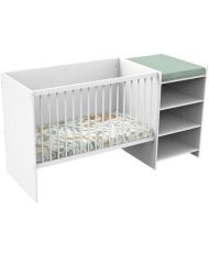  Cuna combinada - 120 x 60 cm - Convertible a 90 x 190 cm