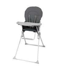 BAMBISOL Fixed high chair with depth-adjustable shelf gray