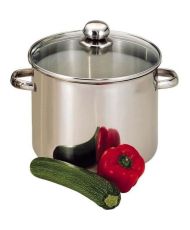 BAUMALU Edelstahl-Caterer + Glasdeckel – 30 cm
