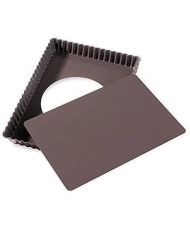  Stampo per crostata rettangolare 31 x 21 x 3 cm base removibile