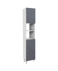 CORAIL Columna de baño 30 cm - Gris brillo