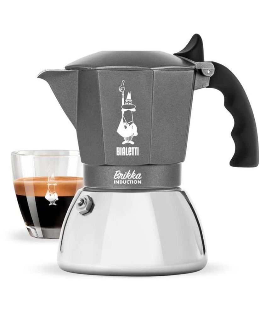 Cafetière Italienne BIALETTI - BRIKKA - Induction 4 tasses Cafetière Italienne BIALETTI - BRIKKA - Induction 4 tasses