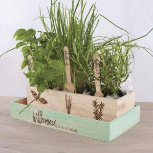 Plateau rectangulaire en bois à customiser 36 x 18,5 x 5 cm