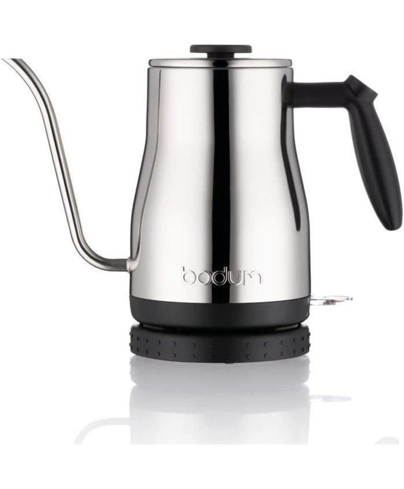 Bollitore elettrico con beccuccio lungo, 1.200 W, 1,0 l, acciaio inossidabile Bollitore elettrico con beccuccio lungo, 1.200 W, 1,0 l, acciaio inossidabile