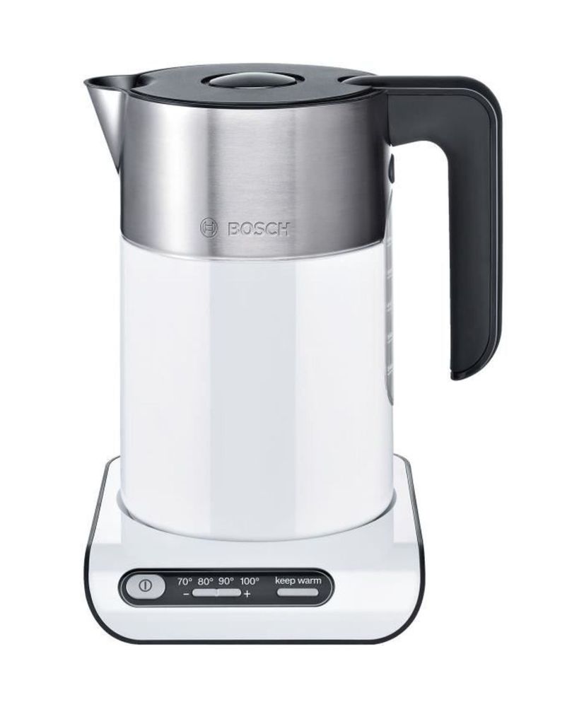 Bollitore elettrico BOSCH - Bianco - 1,5 L - 2400 W - 4 livelli di temperatura Bollitore elettrico BOSCH - Bianco - 1,5 L - 2400 W - 4 livelli di temperatura