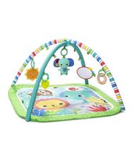 Wild Wiggles play and activity mat, green, toys included and detachable, from birth