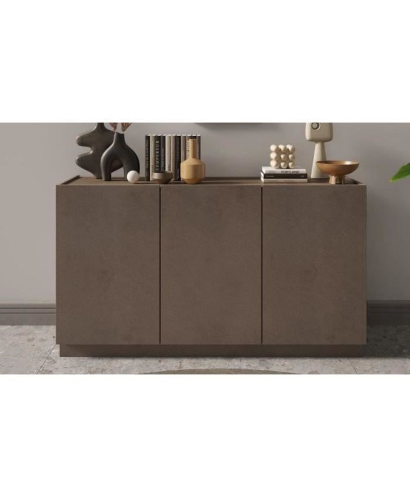 Hohes Sideboard FIRENZE – Bronze und Mercury-Eiche – 3 Türen/Design Hohes Sideboard FIRENZE – Bronze und Mercury-Eiche – 3 Türen/Design