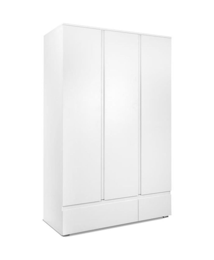 Schrank IMAGE 60B – mattweiß – 3 Türen + 2 Schubladen – 121,6 x 191 x 55 cm Schrank IMAGE 60B – mattweiß – 3 Türen + 2 Schubladen – 121,6 x 191 x 55 cm