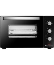 Minibackofen Schwarz 54,35 x 36,6 x 41,15 cm 38L