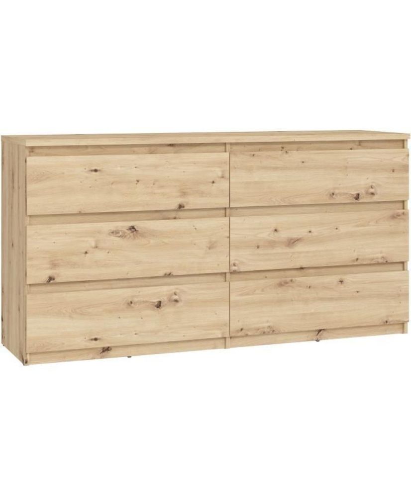Cassettiera CHELSEA 6 cassetti - 154 cm x 42,2 x 79,9 - rovere artigianale Cassettiera CHELSEA 6 cassetti - 154 cm x 42,2 x 79,9 - rovere artigianale