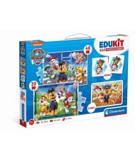 Paw Patrol 4 in 1 preschool activity set - Clementoni - Puzzles, Cubes and Memo