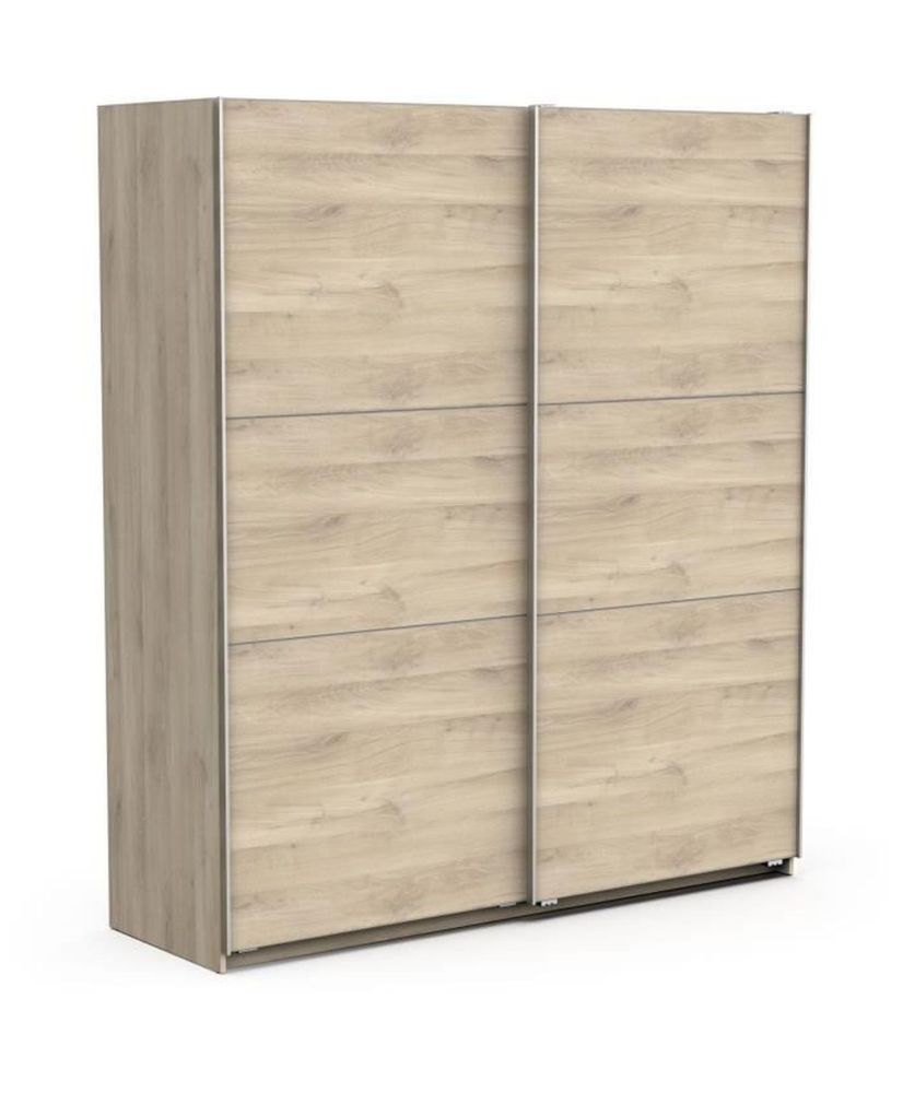 Kleiderschrank Kronberg aus Eiche – 2 Schiebetüren – L, 178,1 x 59,9 x 203 cm Kleiderschrank Kronberg aus Eiche – 2 Schiebetüren – L, 178,1 x 59,9 x 203 cm