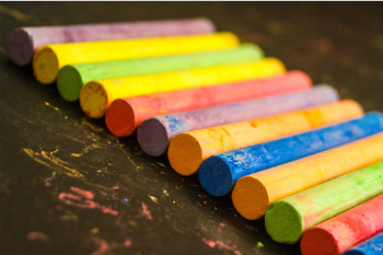 Kids' chalk and slate