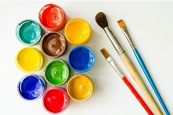 Fine gouache paint