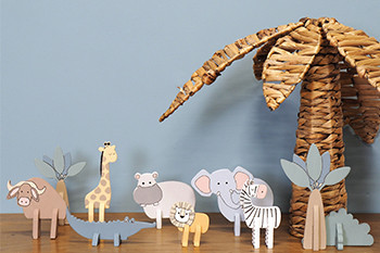 Children's objects to decorate