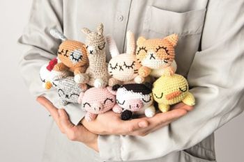Amigurumi crochet plush sets