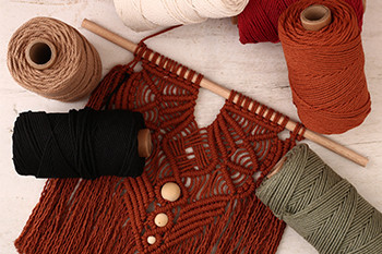 Accesorios de macramé