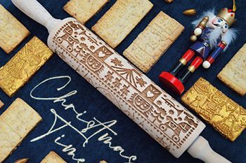 Preparación para galletas de Navidad y pan de jengibre